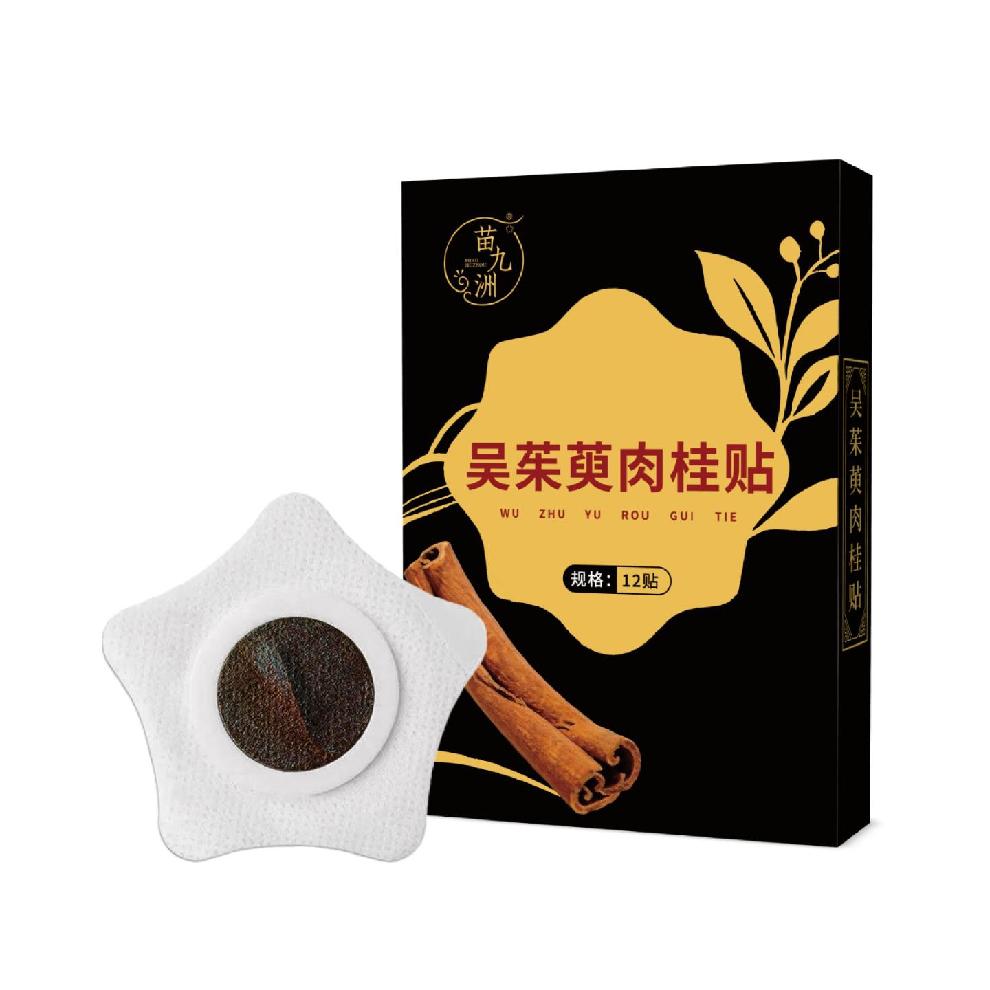 苗九洲吴茱萸肉桂足贴归元涌泉穴