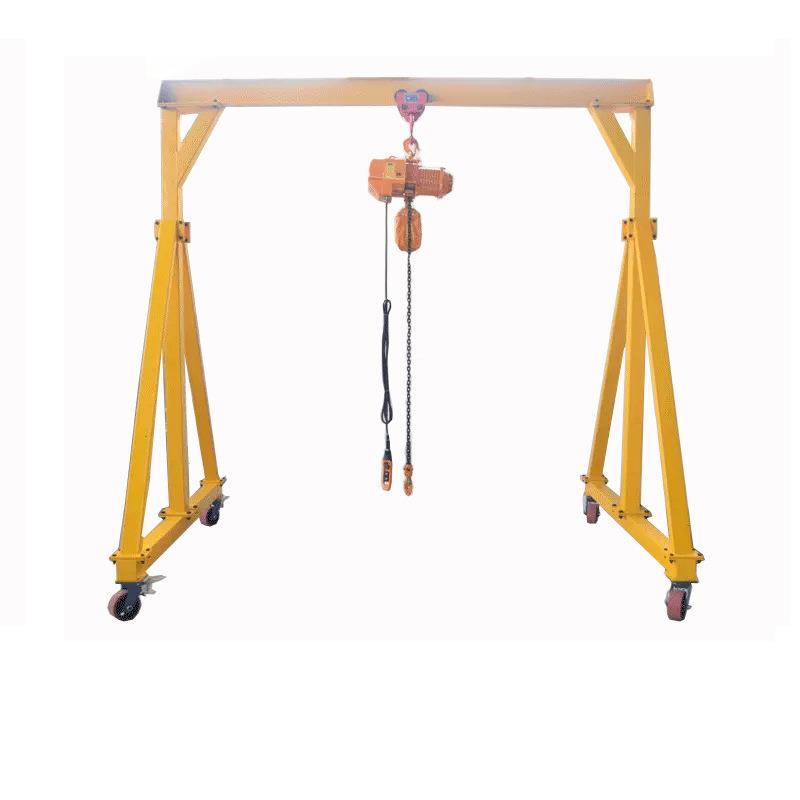 小型龙门架简易龙门架1吨2吨吨5吨移动龙门架升降电动起重机