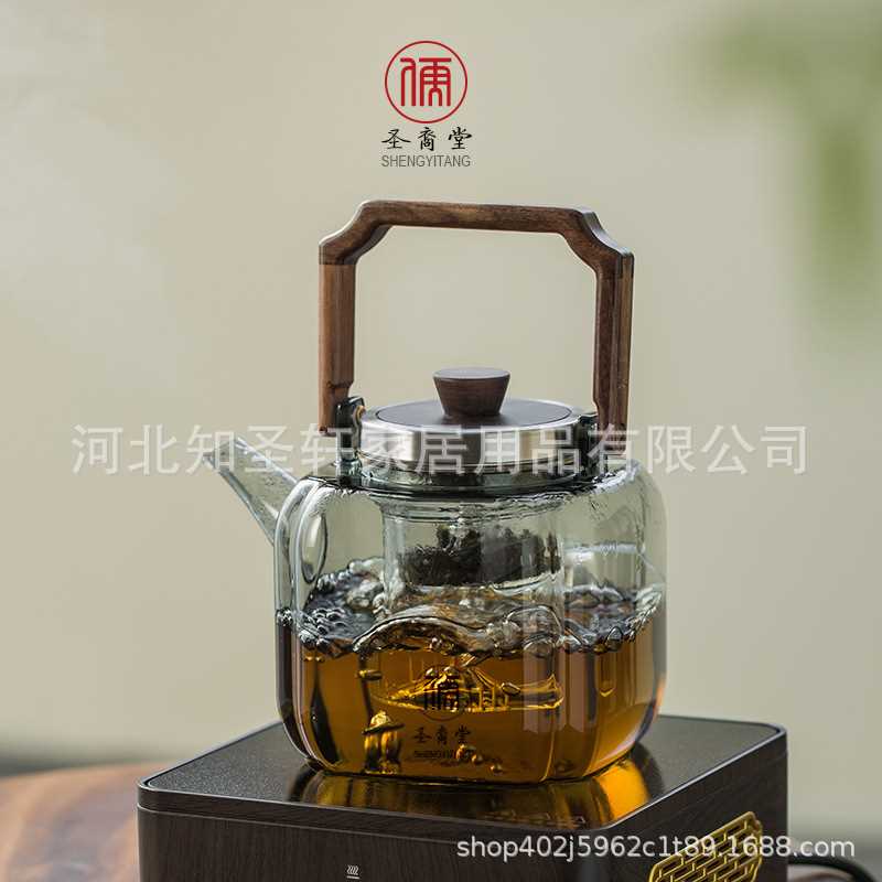 玻璃煮茶壶大容量加厚耐高温电陶炉专用烧水烧茶蒸茶单壶2023新款