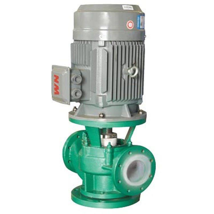 立式管道泵立式离心泵衬氟立式管道泵GBF65-125 四氟管道泵