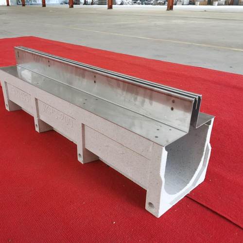 线性排水沟锈钢缝隙式盖板广场隐藏形水道成复合树脂u型槽