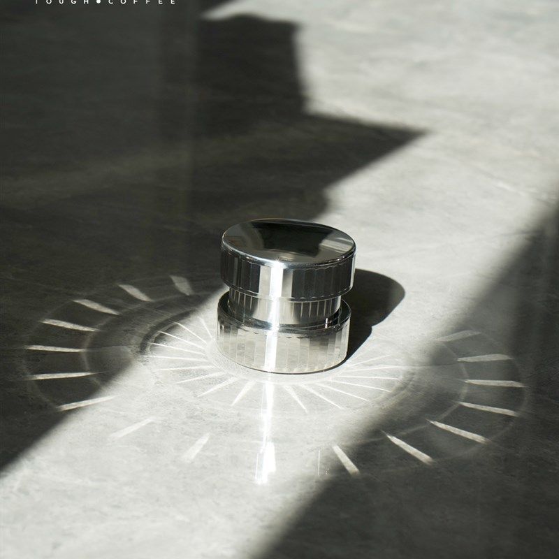 顽固咖啡恒击恒力压粉锤意式咖啡镜面不锈钢压粉器防压偏58/51/53