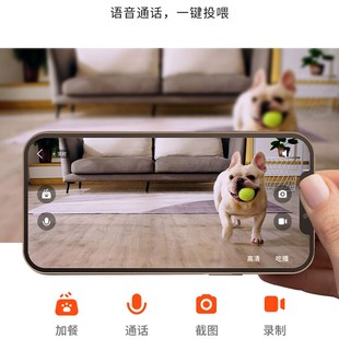 可视版 小佩自动喂食器猫咪可视猫粮狗粮宠物喂食机定时双仓出粮