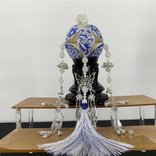 广西靖西绣蕴坊纯手工壮锦绣球伴手礼情人节壮美风铃款绣球