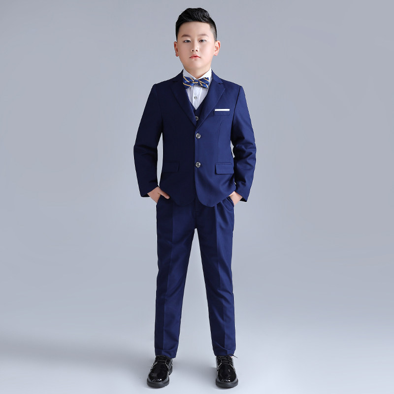 胖童加肥加大版儿童礼服西装男孩秋冬新款西服套装男童钢琴表演服