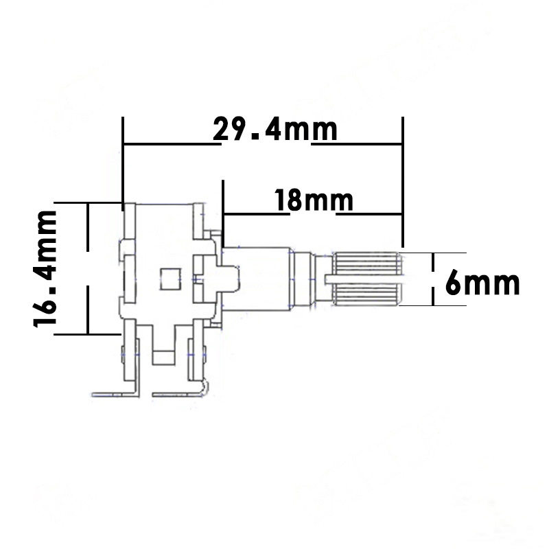 电吉他贝斯贝司双层电位器 双联平衡主动拾音器 音量音色旋钮配件