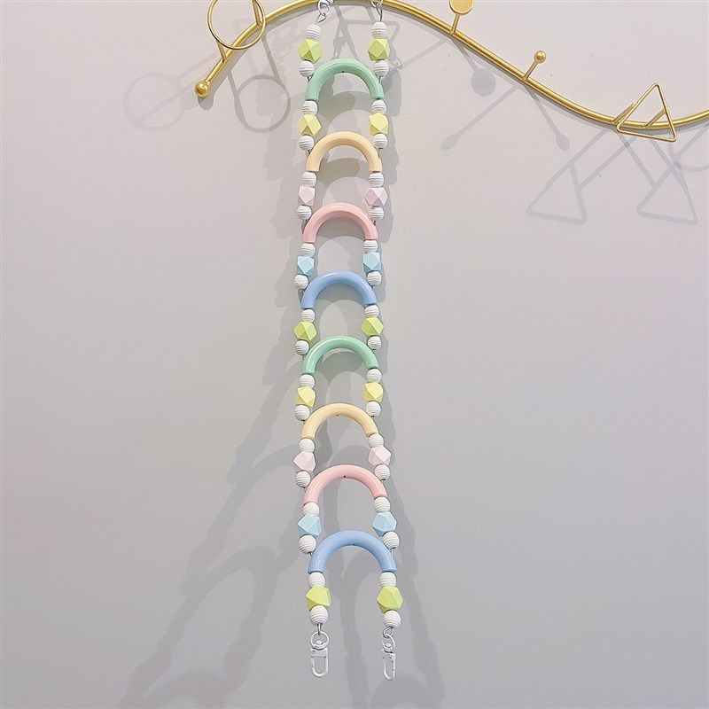 8玖-鸟用秋千弧形彩虹爬梯云梯鸟笼配件用品虎皮鹦鹉啃咬玩具站杠,宠物/宠物食品及用品,鸟玩具,淘宝优惠券,粉丝福利购,淘宝优惠卷