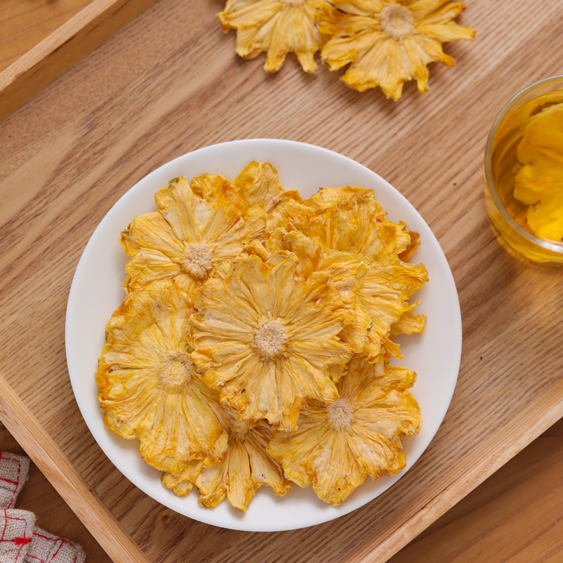 新鮮泡水烘干鳳梨干水果菠蘿片干