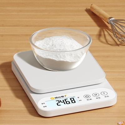 小型电子秤高精度商用克称重厨房秤精准家用烘焙称食物秤克数 356