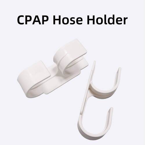 CPAP软管支架配件CPAP口罩头带挂钩和管架适用于床具避免软管缠结