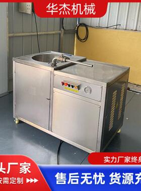 全自动香肠下凹式液压灌肠机粉肠火腿肉馅304不锈钢快速灌装设备