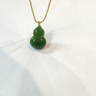 俄七和田玉葫芦吊坠 璇姐专享