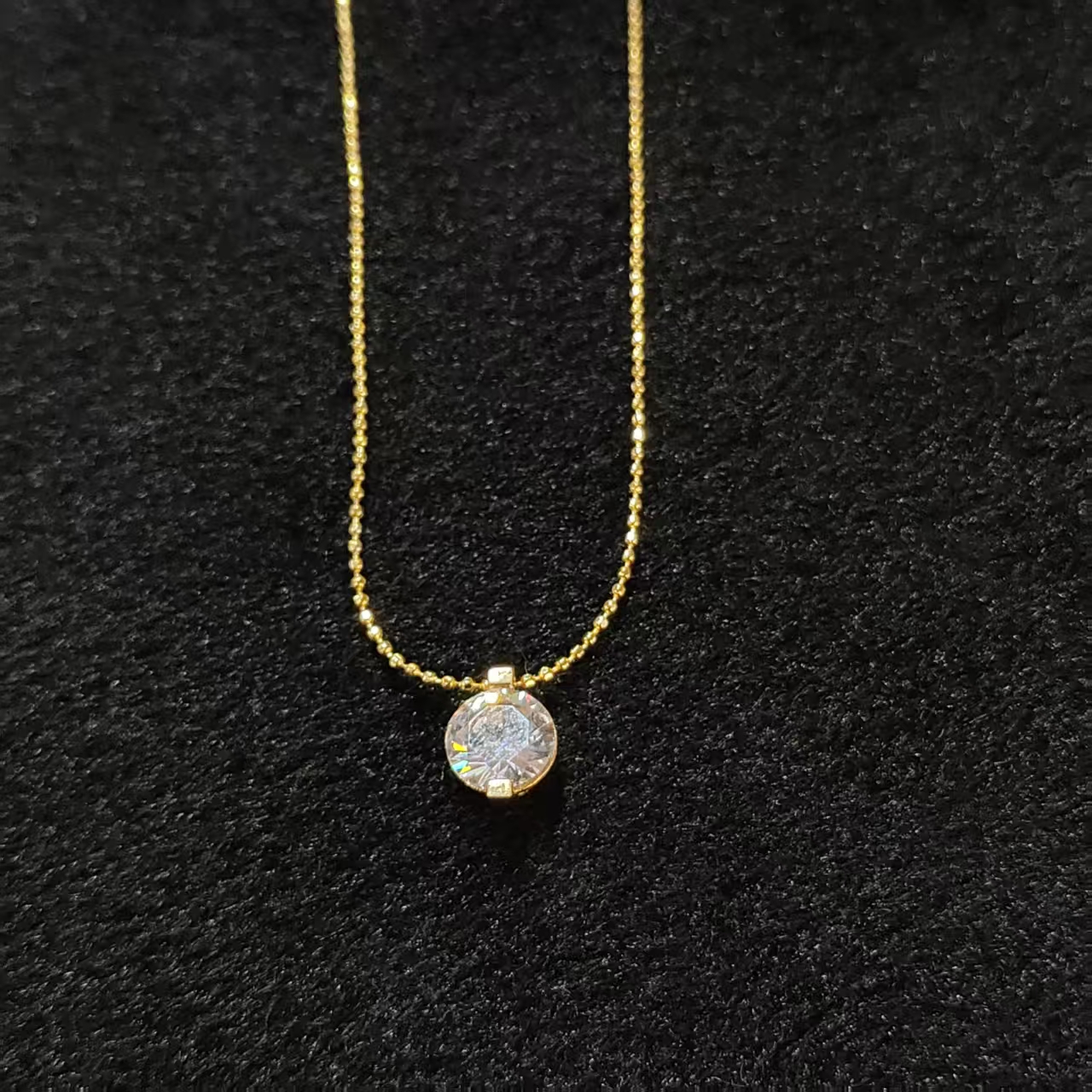 【璇姐专享】18k莫桑钻吊坠