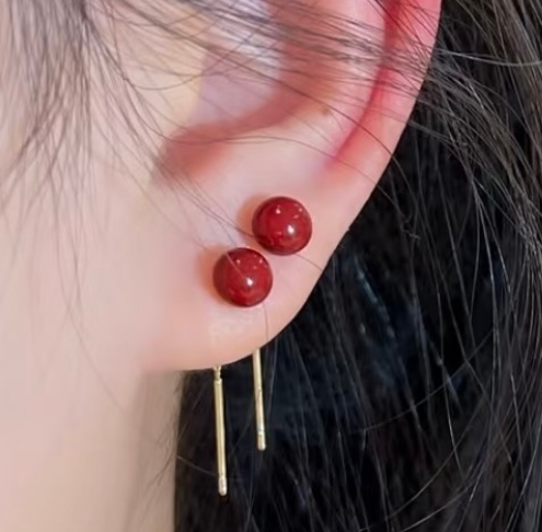 【璇姐专享】红豆耳线,珠宝/钻石/翡翠,其他,淘宝优惠券,粉丝福利购,淘宝优惠卷