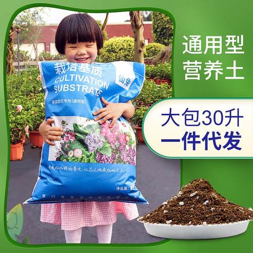 厂家直销仙兔营养土家庭园艺通用型多肉种花种菜绿萝土种植土花泥