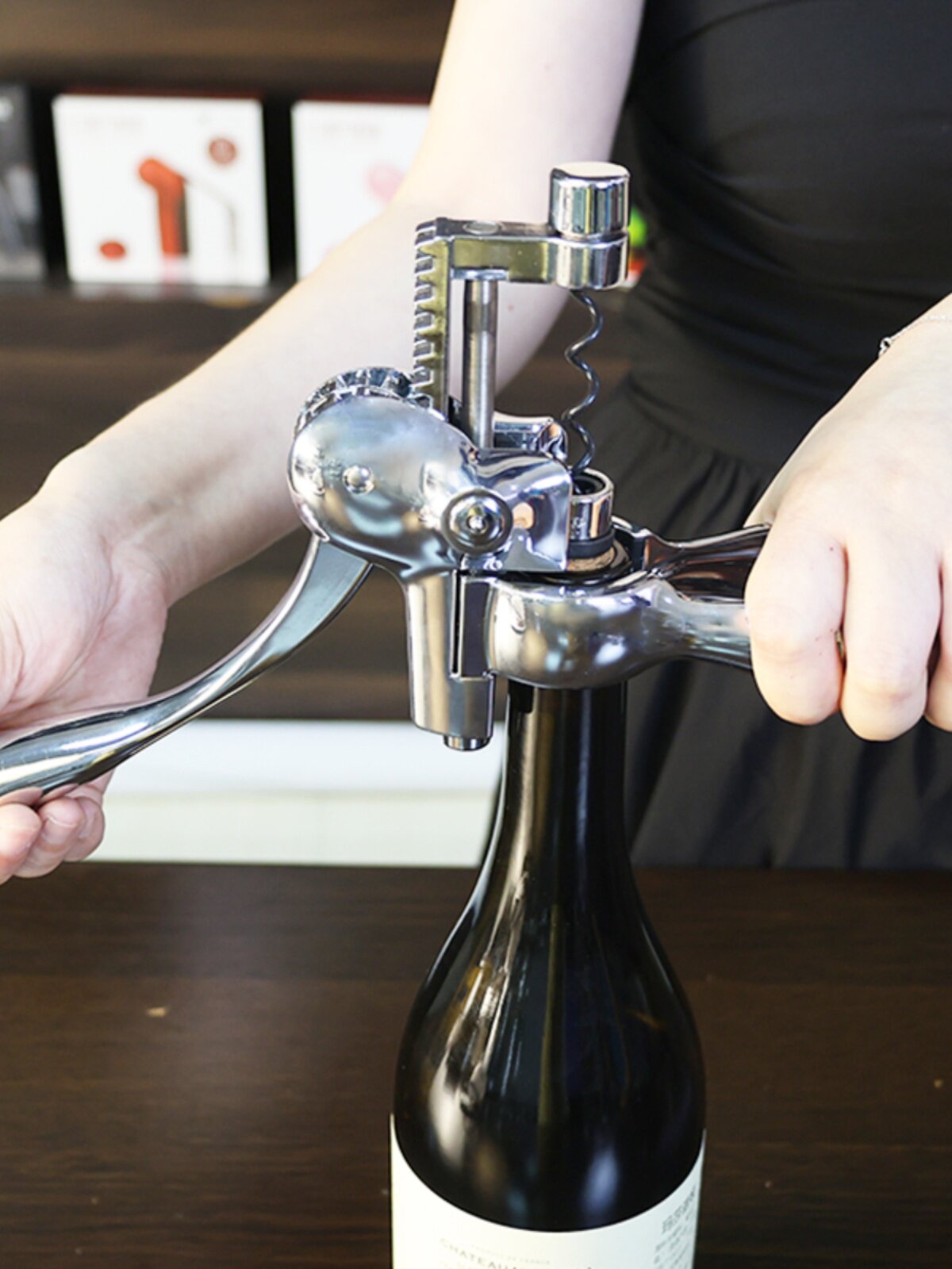 红酒开瓶器套装礼盒红酒塞木盒六件套多功能酒具套装宴会礼品送礼