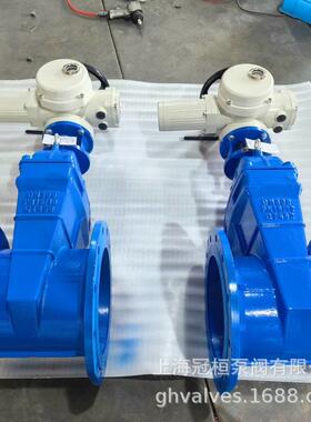 Z945X-10Q DN80 电动法兰闸阀 球墨铸铁闸阀 软密封闸阀