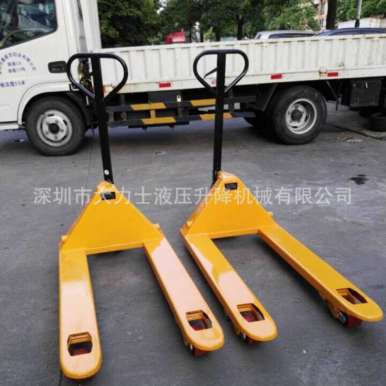 2吨吨手动叉车托盘叉车液压搬运车唧车手拉车地牛