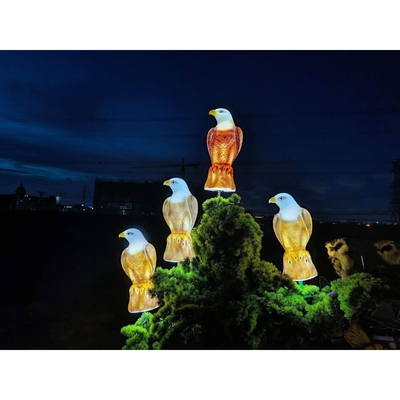 led灯仿真老鹰灯户外景观灯摆件家居花园草坪灯庭院灯led地插灯