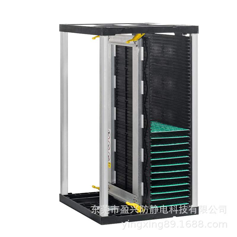 盈兴直销防静电塑胶底板上板架 SMT上下板机料架 PCB周转框
