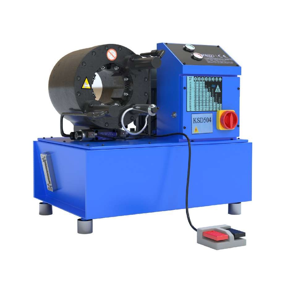 建筑钢管 脚手架管 镀锌管扣压机 液压油管锁管机 扣管机 6-51mm