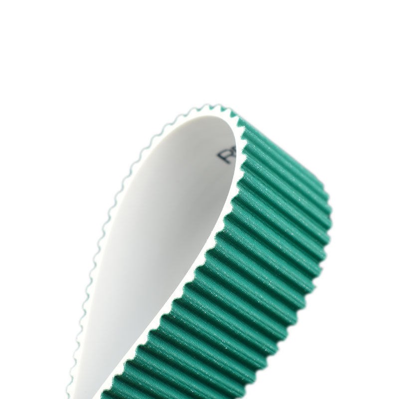 HTD8M/5M白色钢丝聚氨酯PU开口同步带传送带机械手注塑机皮带