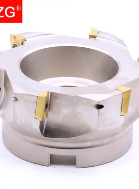 MZG数控直角平面铣刀盘BAP400R高速轻高光铝用合金蓝色红色刀盘