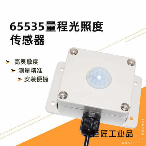 RS485照度计,电流电压光照度传感器可接PLC或组态仪光照度仪4-20m