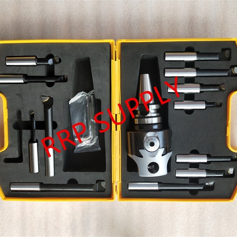 BT40锥度,F1-18  75mm镗头镗刀柄镗刀杆套装。铣床用镗孔器