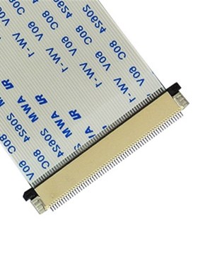 0.5间距白色软排线扁平FFC连接4P/6/8/10/12/14/16/2R0/30/40/50/