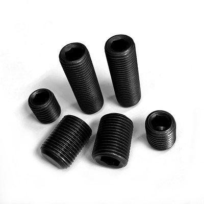 内六角细牙平d端顶丝细牙紧定M8*1M10*1M16*1 M20*1.5 M24*2 M27*