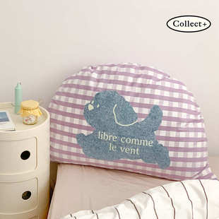 艺术收藏夹 沙发床头半圆抱枕卧室腰靠靠背汽车靠垫ins风护腰靠枕