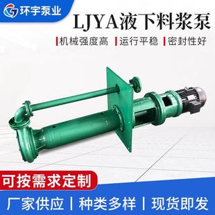 泵水泵LJYA液下泵干污泥螺杆泵注浆泵厂家 LJYA型料浆泵不锈钢立式