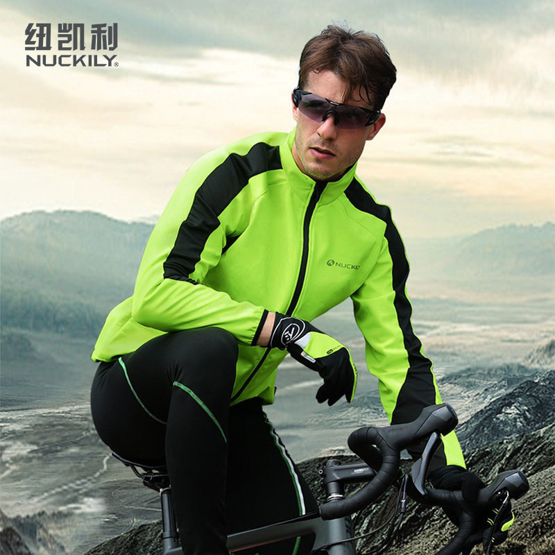 长袖山地车骑行服套装自行车男