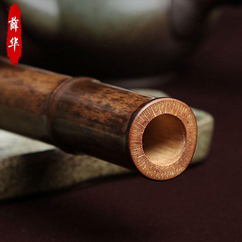 薛华初学九节箫洞箫一节紫竹箫手工素箫G调8孔八孔六孔萧 乐器