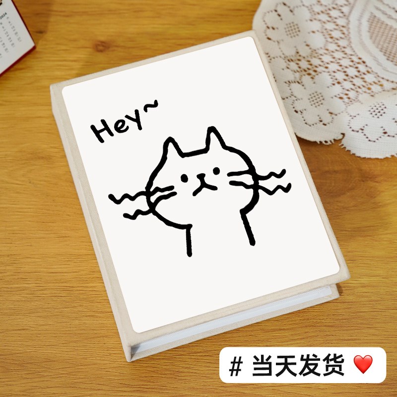 猫咪小相册本大容量纪念册插页3寸4六5寸6寸7拍立得照片收纳影集