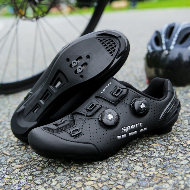 无锁骑行鞋男公路车锁鞋自行车山地车锁鞋女硬底非锁鞋室内单车鞋