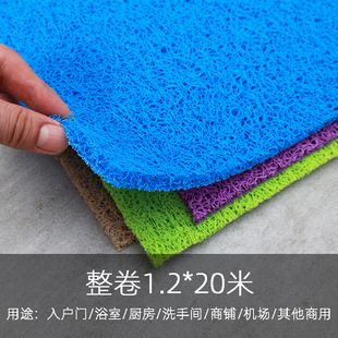 镂空无底丝圈地垫绿色地毯镂空透水漏水门垫游泳池底垫防溅水垫子