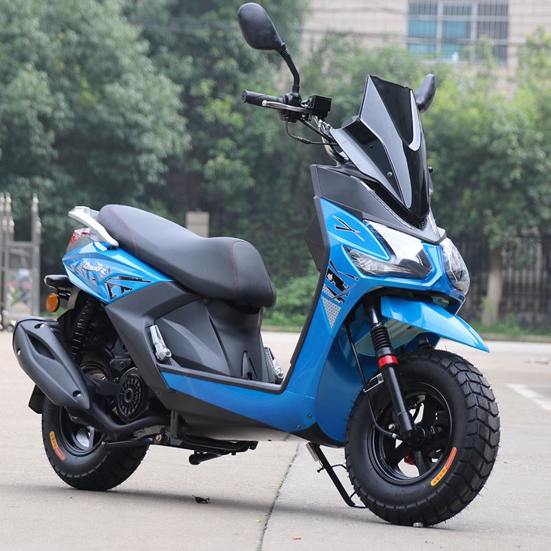 金狮路虎150CC燃油踏板车复古越野摩托车国四电喷助力整车可上牌