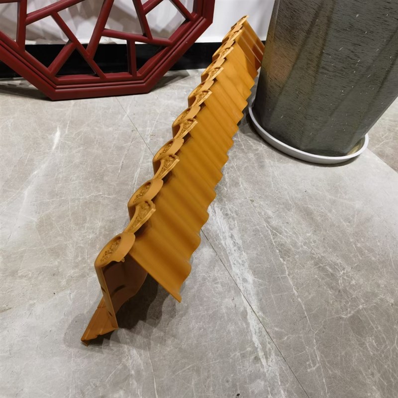 免架封底瓦塑料一体徽派壁饰马头墙装饰瓦中式仿古壁饰文化墙装饰