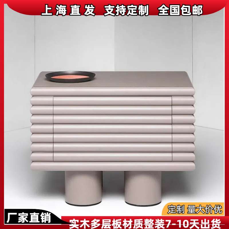 现代简约电视柜白色钢琴视听柜创意个性床头柜日式小户型茶几组合