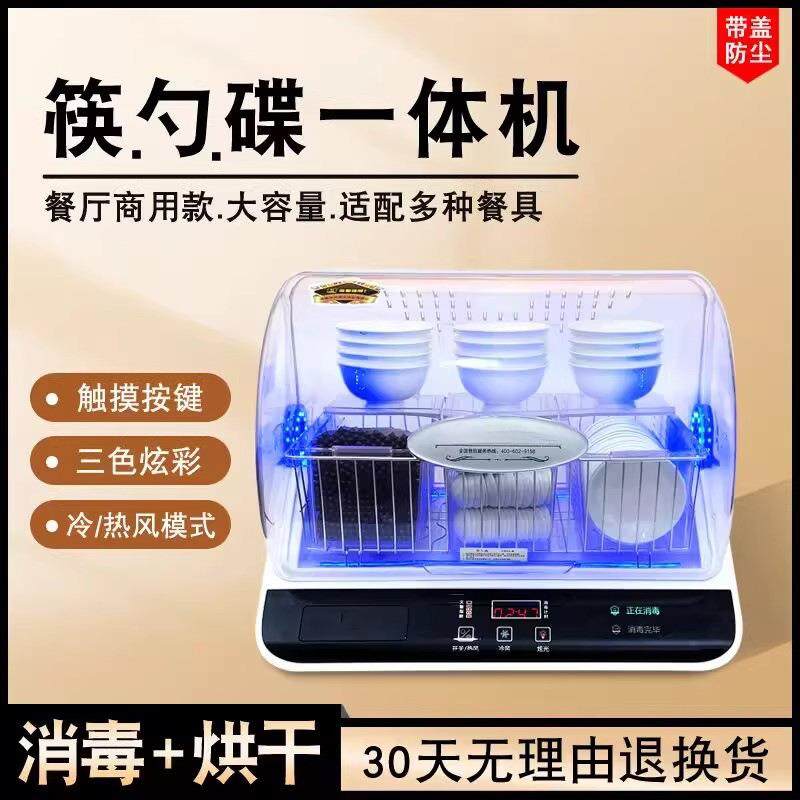 筷子碗筷消毒柜烘干一体机餐厅家用桌面收纳盒沥水架消毒碗柜厨房