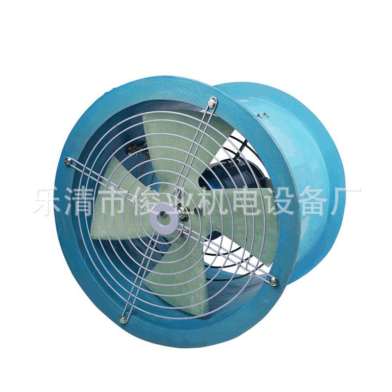 FT35-11-4.5防腐玻璃钢轴流式通风机 低噪音管道式通风换气抽风机