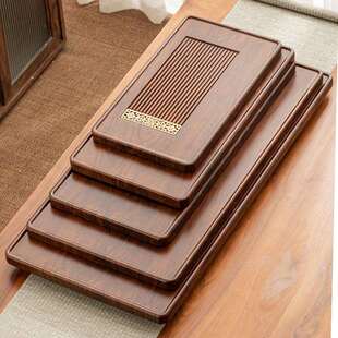 新中式竹木天韵竹制茶盘家用茶具套装茶海排水蓄水式茶台竹托盘