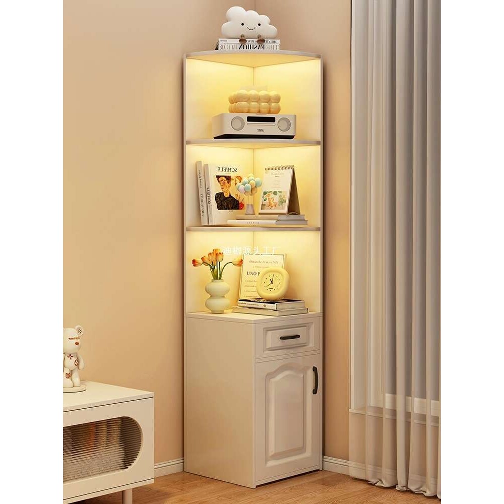 角柜墙角置物柜卧室转角柜床头柜餐厅转角置物架客厅三角柜墙角柜