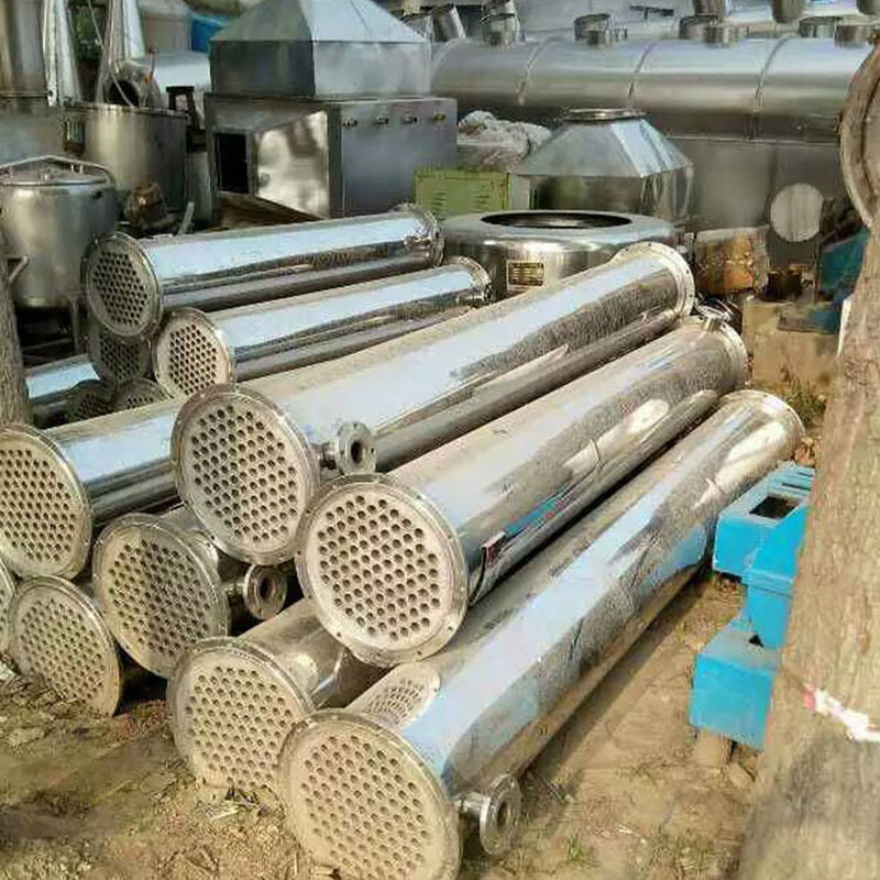 供应99新小型冷凝器 不锈钢列管冷凝器316材质列管式冷疑器