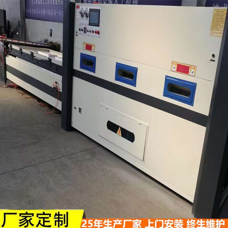 电脑温控实木门吸塑贴皮机 免拉手三加温高低压双仓PVC真空覆膜机