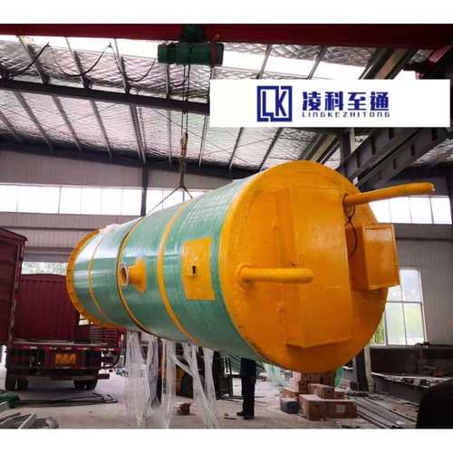 一体化预制泵站LKYZ玻璃钢提升泵站市政污水提升器专业