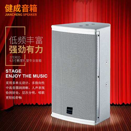 无源6.5寸教室礼堂派对音箱舞台演出全频音响多功能会议演讲音响