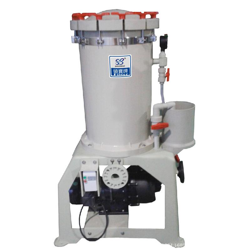 耐酸碱PP塑料电镀过滤机袋式收集过滤机3740滤纸式过滤机